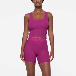 SKIMS Cotton Rib Set in Lollipop